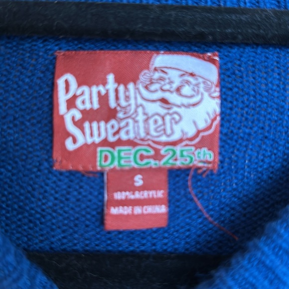 🎅🏼 DJ Santa holiday Christmas ugly sweater small - Picture 6 of 6